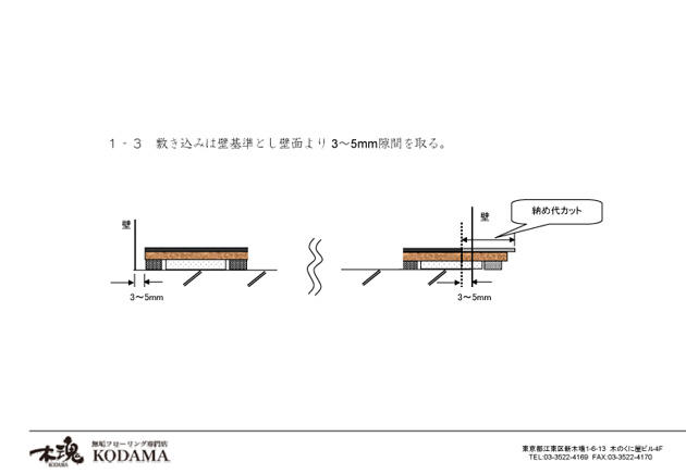 取り扱い説明書3枚目