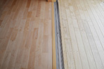 硬い木材のカエデ 無垢フローリング 節無、カームグレード施工事例（品番：SM-14） 框材