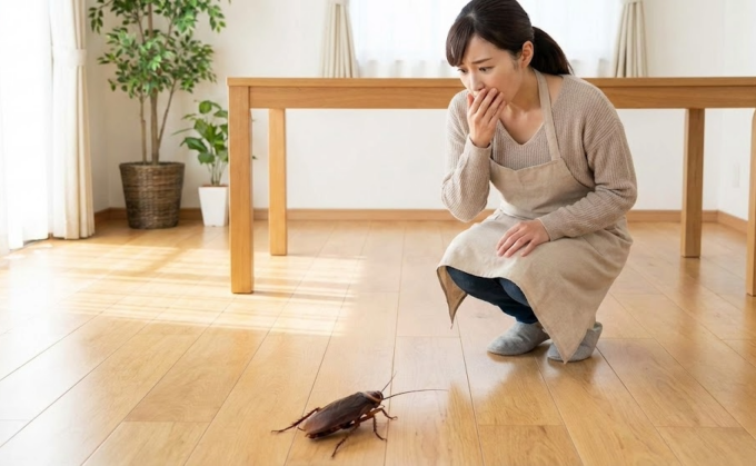 無垢フローリングとゴキブリ