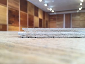合板フロアーの断面