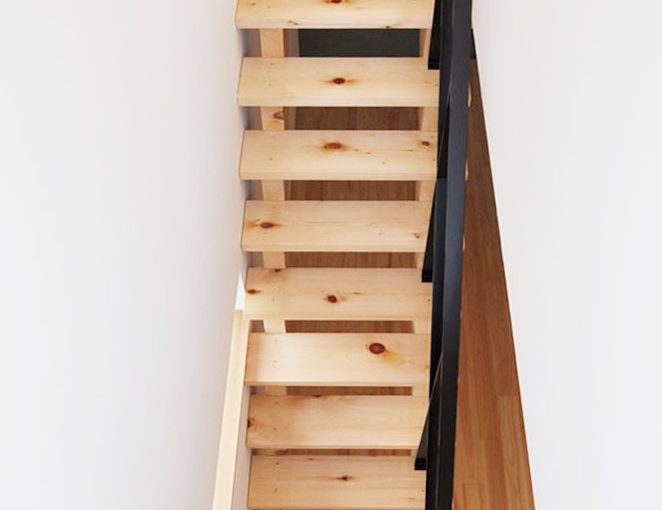 木曽桧生き節階段