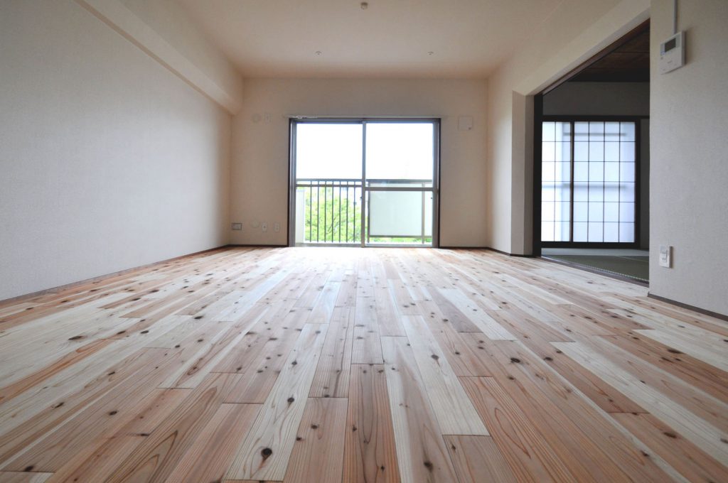 マンション用LL45杉無垢フローリング
