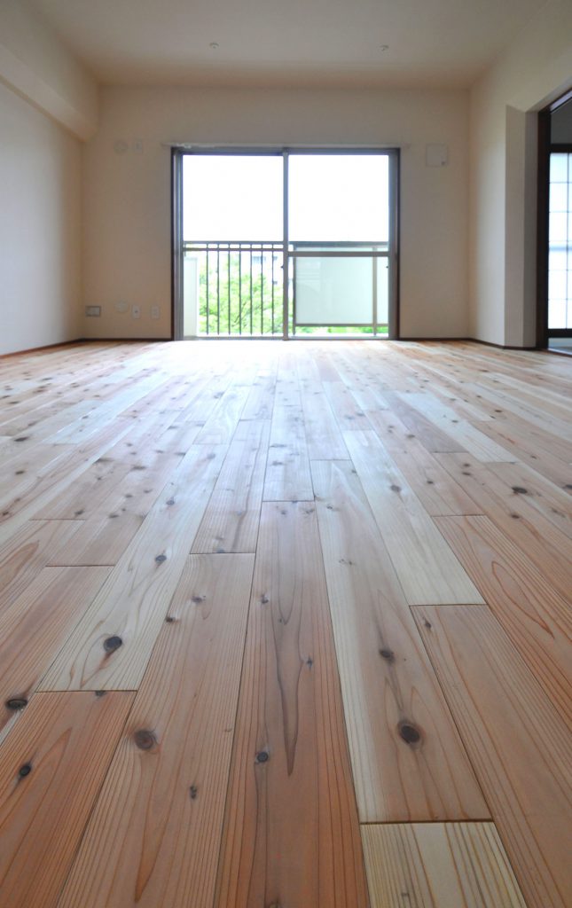 マンション用LL45杉無垢フローリング