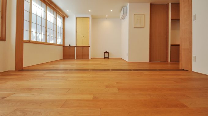 無垢フローリング貼り方デザイン 乱尺貼り