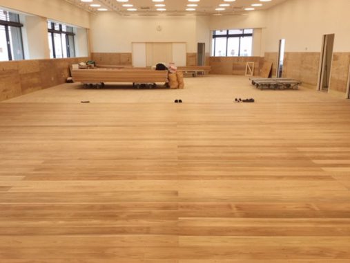 剣道場床工事岡山