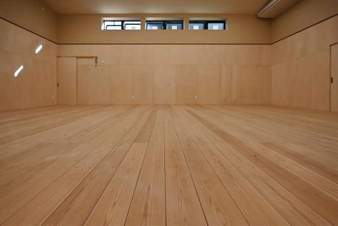 埼玉県個人宅剣道場 床工事