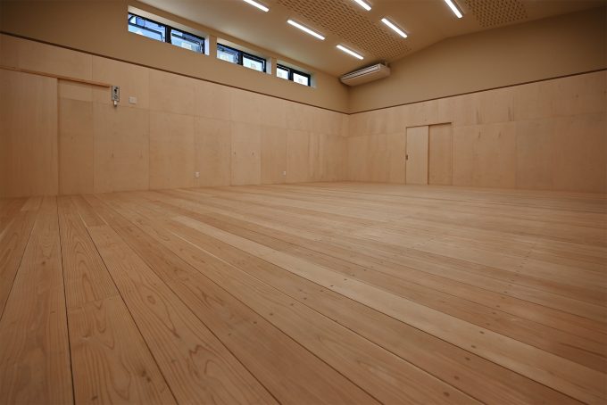 埼玉県個人宅剣道場 床工事