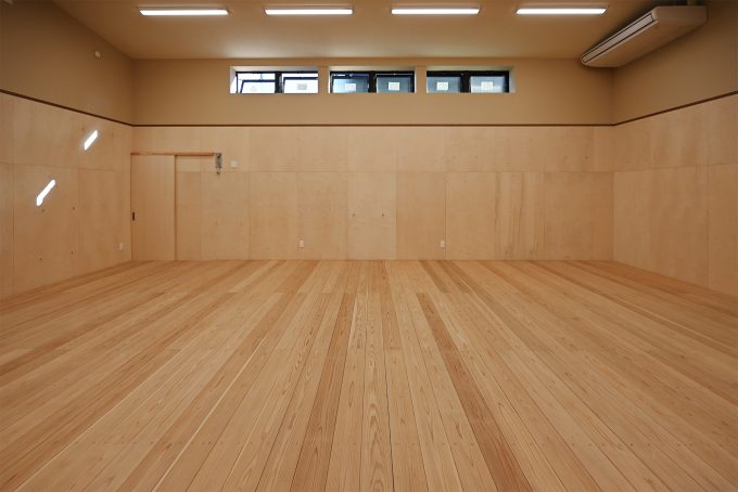 埼玉県個人宅剣道場 床工事