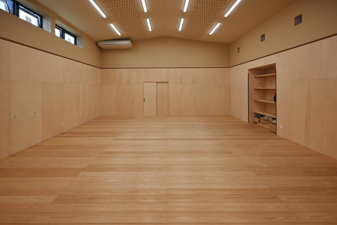 埼玉県個人宅剣道場 床工事