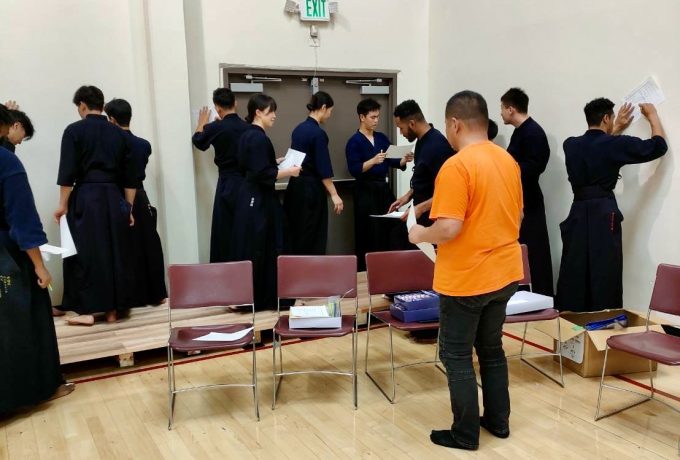 ミニチュア弾性剣道場床の感応調査アンケート収集