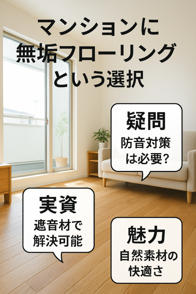 マンションに無垢フローリングという選択