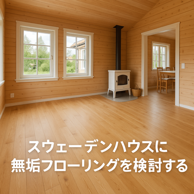 スウェーデンハウスに無垢フローリングを検討する