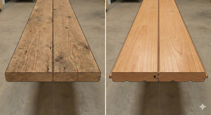 カフェ板と無垢フローリングのメリットデメリット