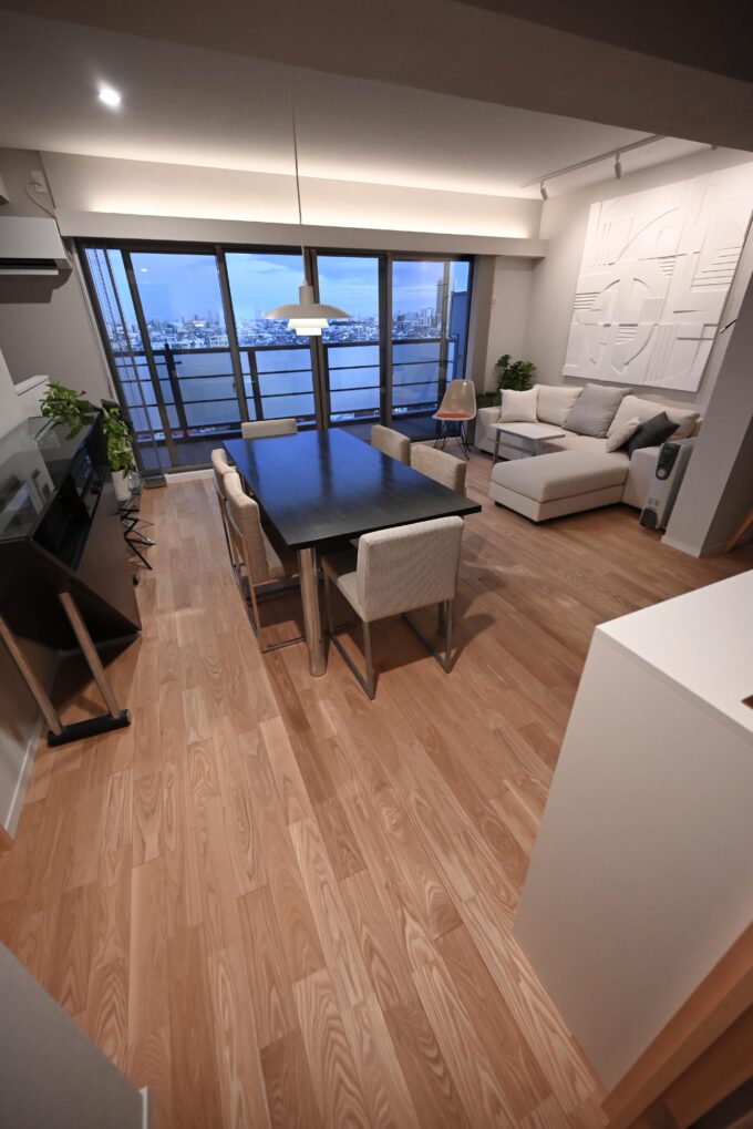 木魂防音無垢フローリングLLEA-16 の施工例