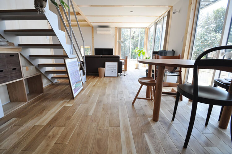 北海道産ナラDN-31の施工例