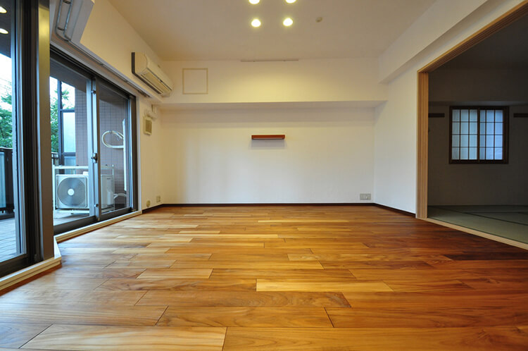 インドネシアチークNC-01の施工例